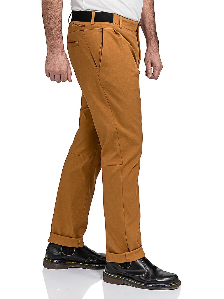 SCHÖFFEL | Pantaloni da trekking da uomo Style Oaktree | Senape