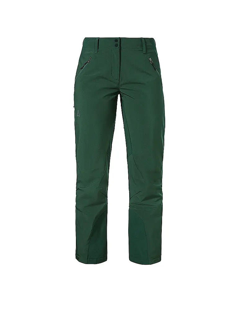 SCHÖFFEL | Pantaloni softshell da turismo da donna Milagle | Verde scuro