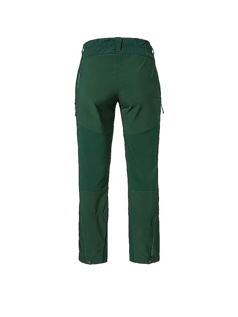SCHÖFFEL | Pantaloni softshell da turismo da donna Milagle | Verde scuro