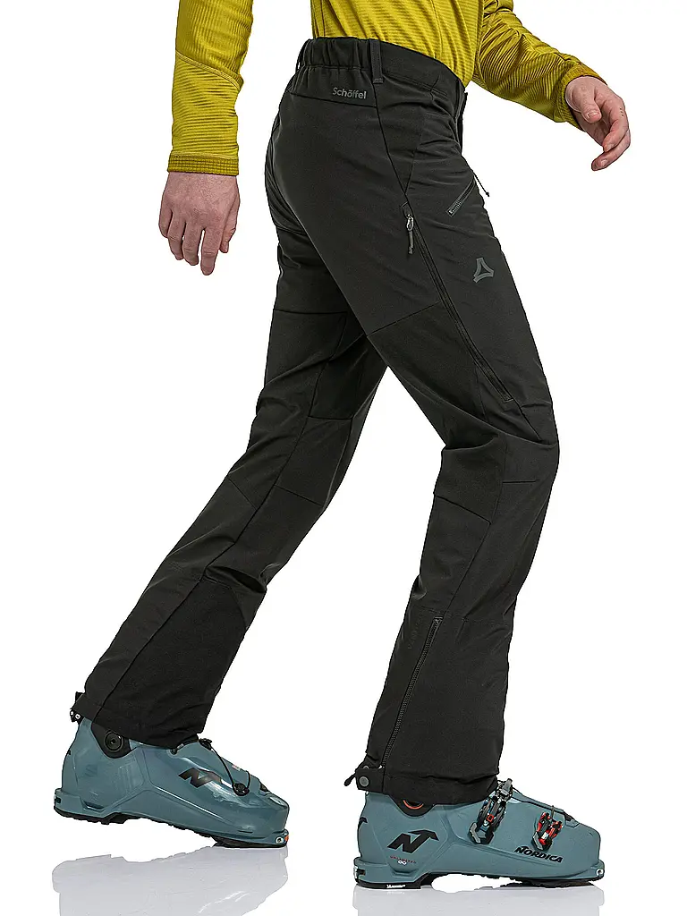 SCHÖFFEL | Pantaloni softshell da uomo Milagle per escursioni | Nero