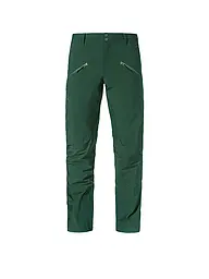 SCHÖFFEL | Pantaloni softshell da uomo Milagle per escursioni | Verde scuro