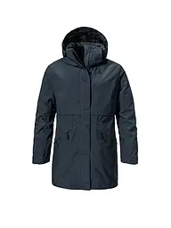 SCHÖFFEL | Parka invernale da donna Malkay con cappuccio | Blu scuro