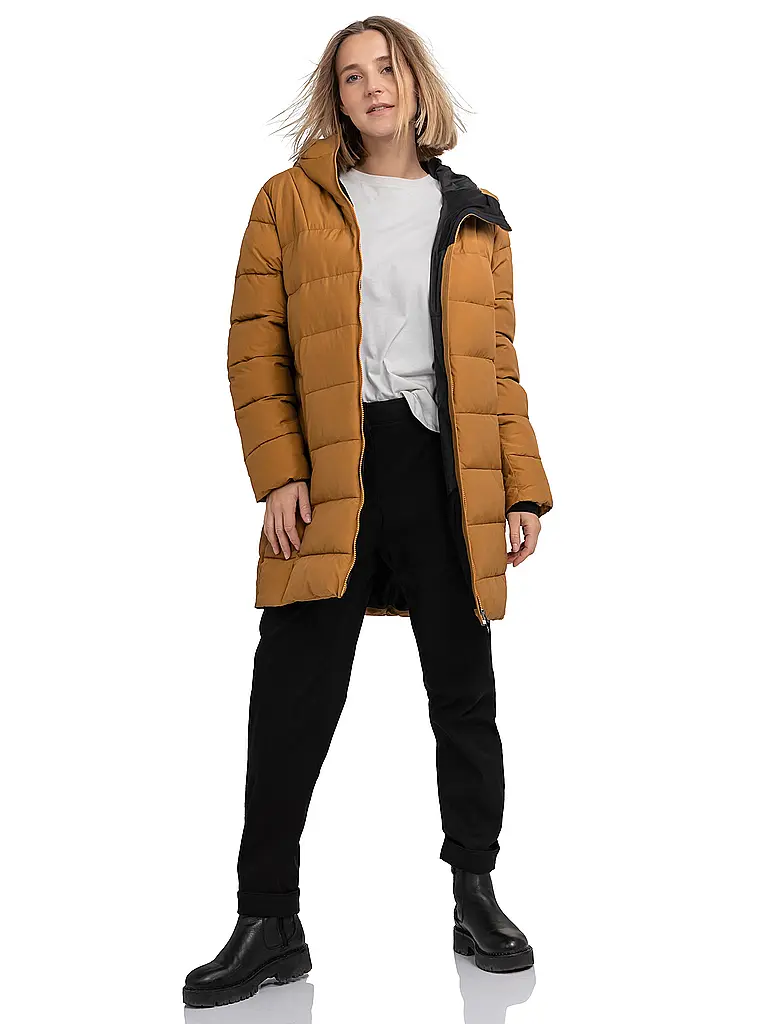 SCHÖFFEL | Parka invernale da donna Style Boslix con cappuccio | Senape