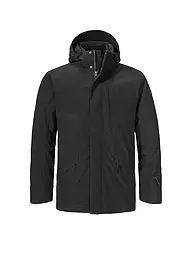 SCHÖFFEL | Parka invernale da uomo Style Borkol 3in1 con cappuccio | Nero