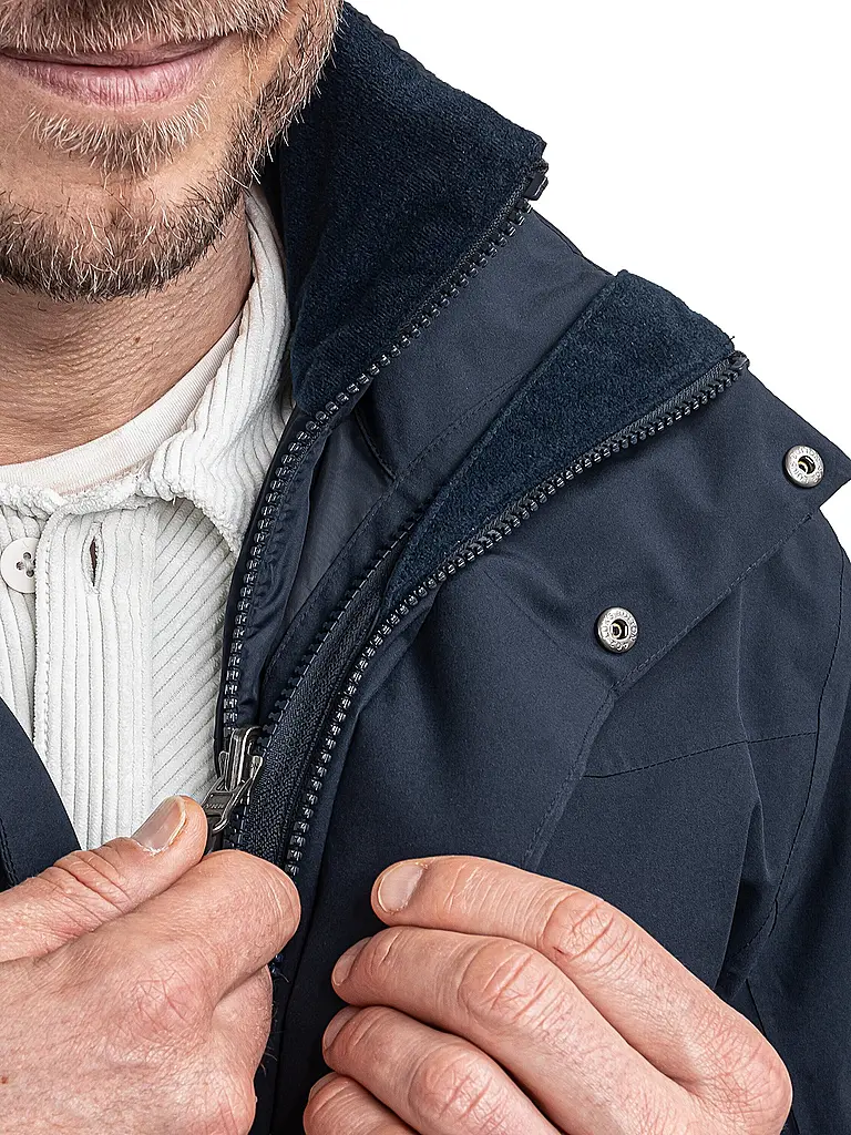 SCHÖFFEL | Parka invernale da uomo Style Borkol 3in1 con cappuccio |