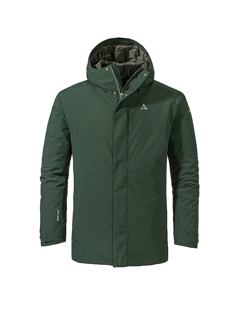 SCHÖFFEL | Parka invernale da uomo Style Froda | Verde scuro