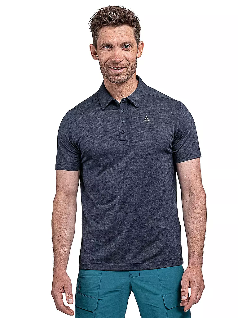 SCHÖFFEL | Polo funzionale da uomo Circ Tauron M | Blu scuro