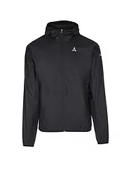 SCHÖFFEL | Windbreaker Wutach Hoodie da uomo | Nero