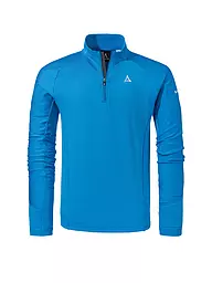 SCHÖFFEL | Zipshirt da uomo per escursioni Cascata | Blu