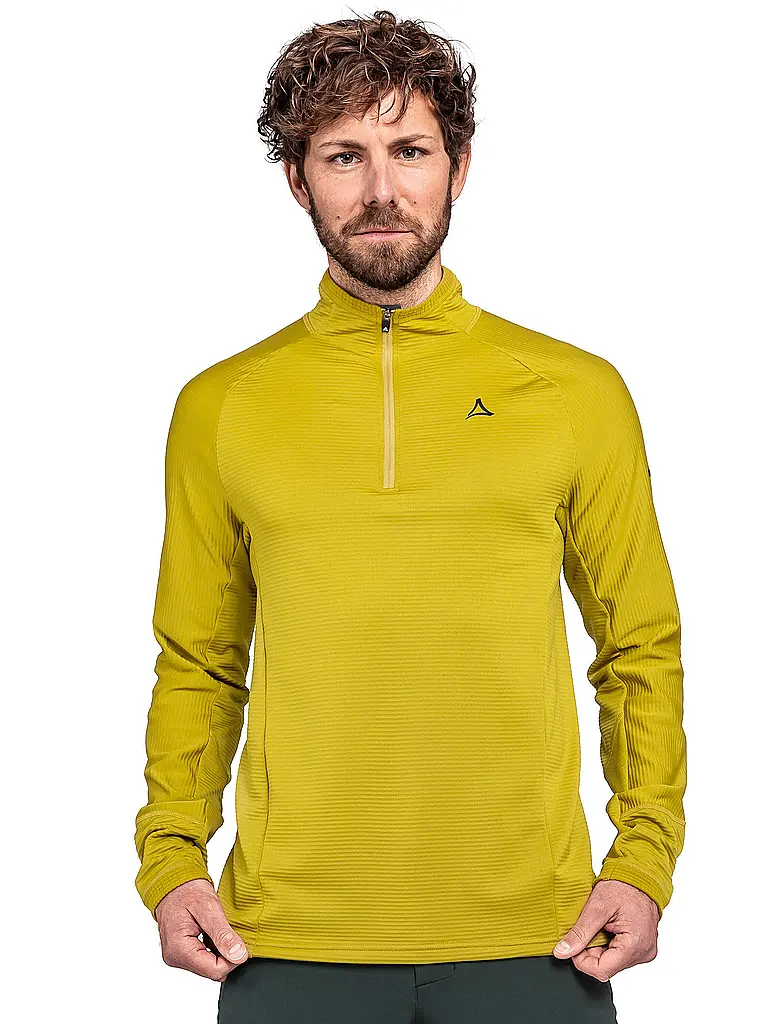 SCHÖFFEL | Zipshirt da uomo per escursioni Cascata | Oro