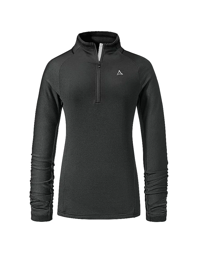 SCHÖFFEL | Zipshirt funzionale da donna Cascata | Nero