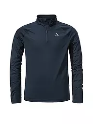 SCHÖFFEL | Zipshirt funzionale da uomo Lenggries M | Blu scuro