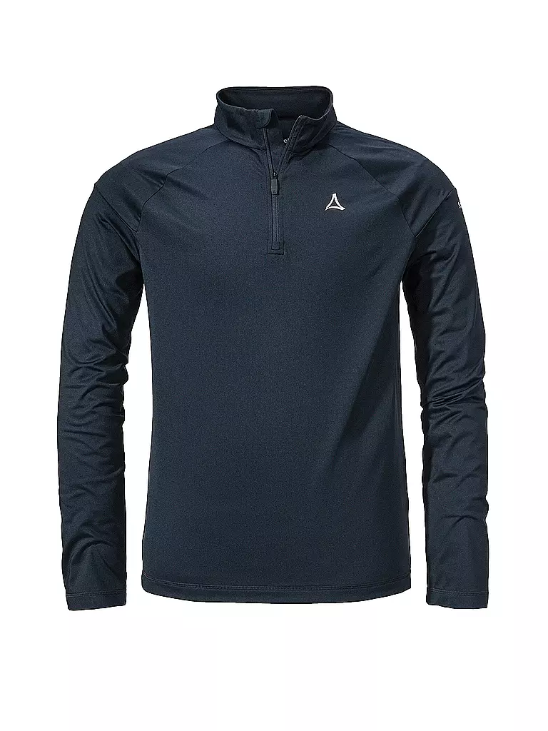 SCHÖFFEL | Zipshirt funzionale da uomo Lenggries M | Blu scuro