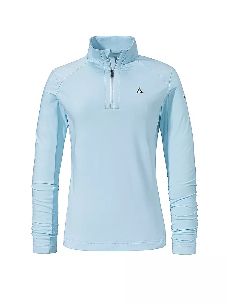 SCHÖFFEL | Zipshirt intimo da donna Fiss L | Blu chiaro