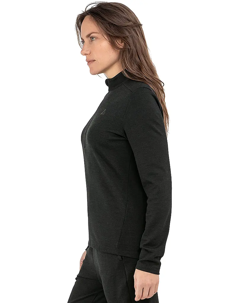 SCHÖFFEL | Zipshirt intimo da donna Style Canyfer | Nero