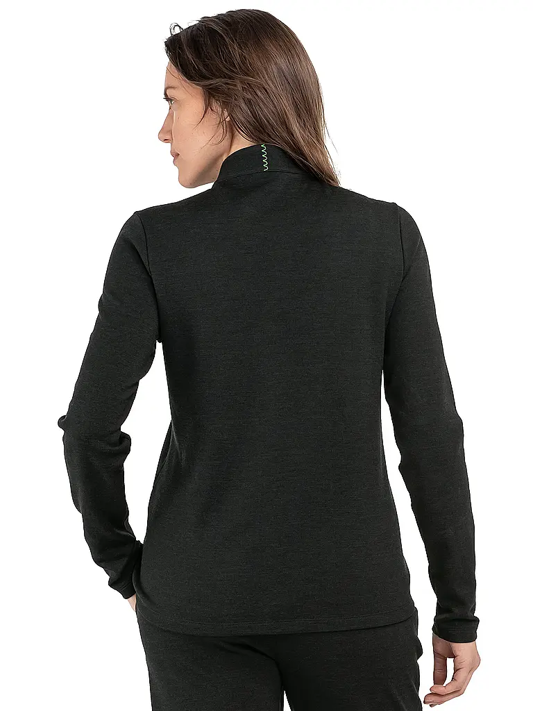 SCHÖFFEL | Zipshirt intimo da donna Style Canyfer | Nero