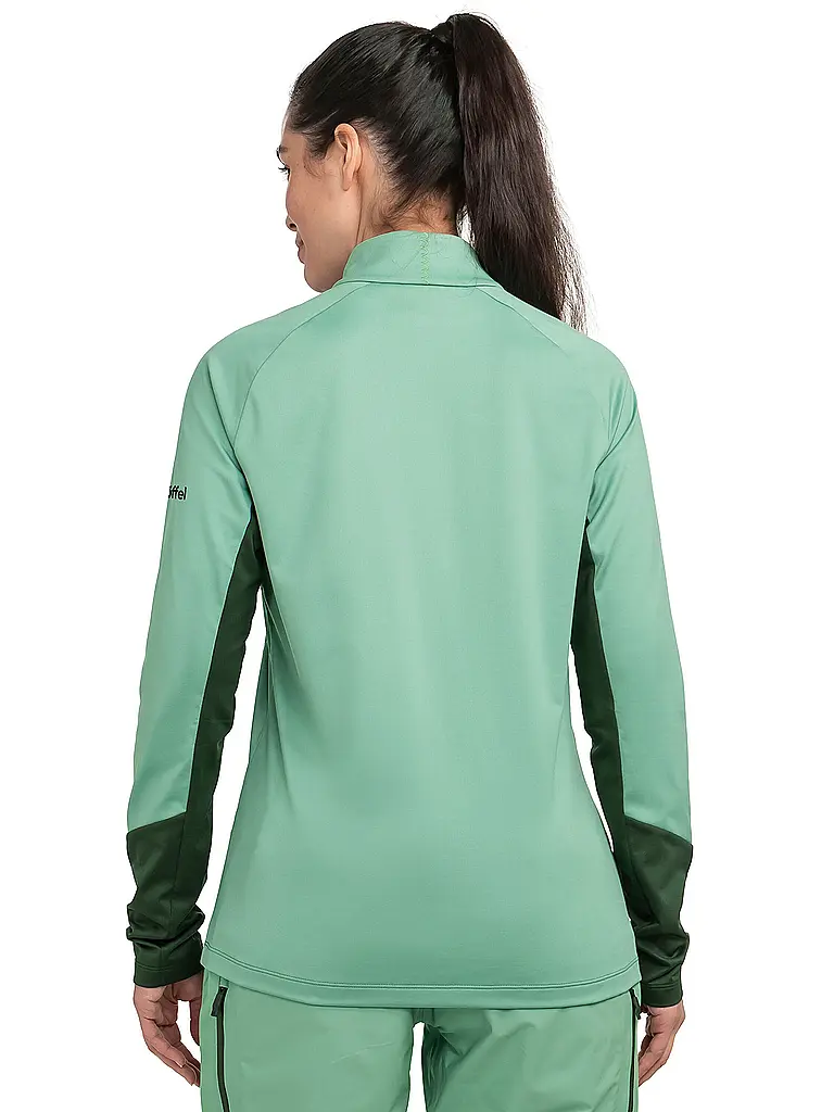 SCHÖFFEL | Zipshirt intimo da donna Style Safoon | Verde chiaro