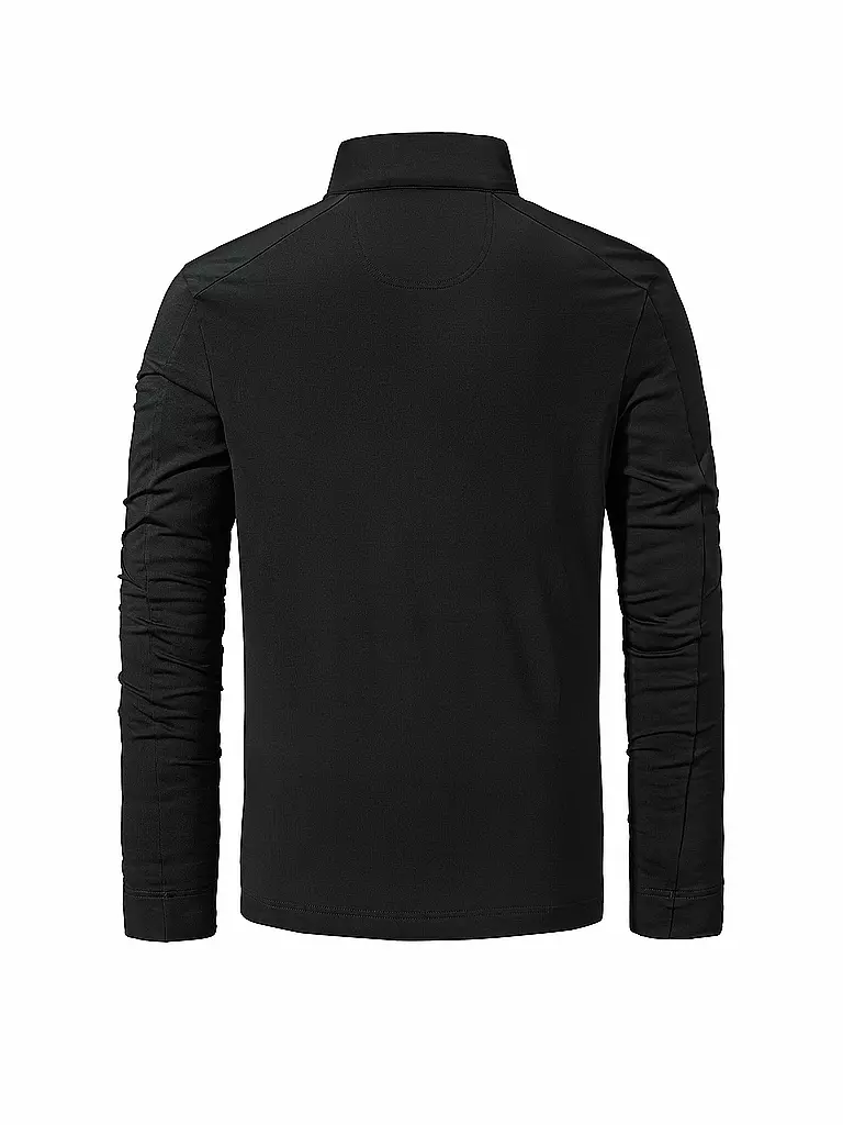 SCHÖFFEL | Zipshirt intimo da uomo Fiss M | Nero