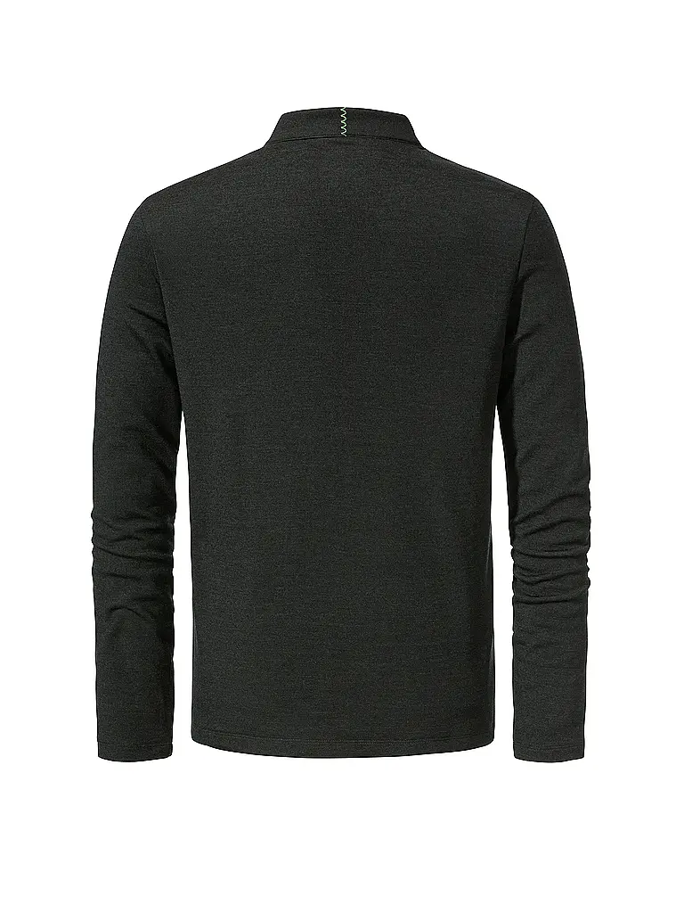 SCHÖFFEL | Zipshirt intimo da uomo Style Canyfer | Nero