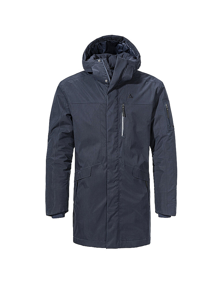Giacca da trekking da donna Style Migandi VENTURI® 2.5L con cappuccio blu 48