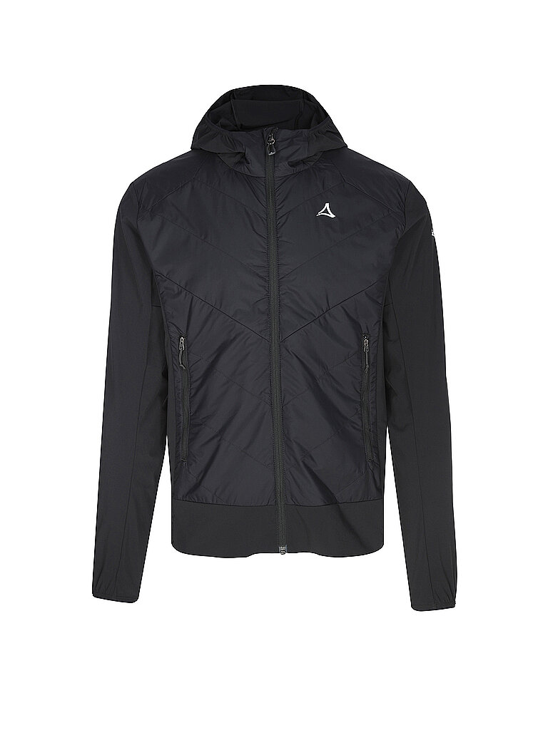 Giacca ibrida da uomo Blaueis con cappuccio nero 52