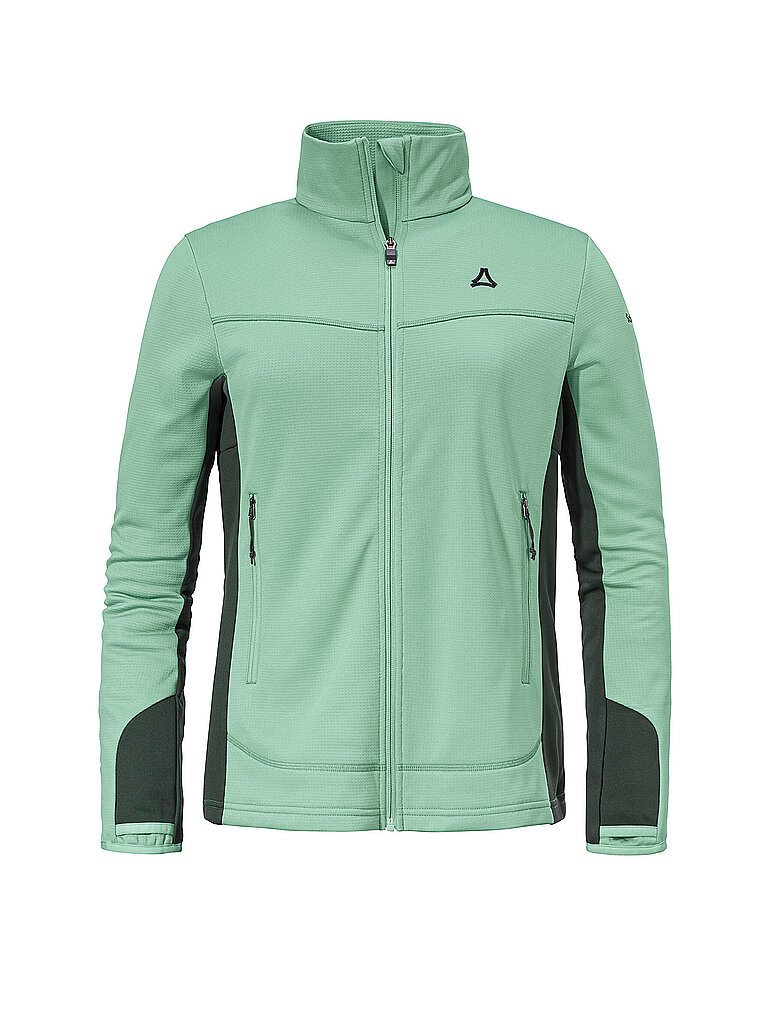 Giacca in pile da donna Milagle menta 44
