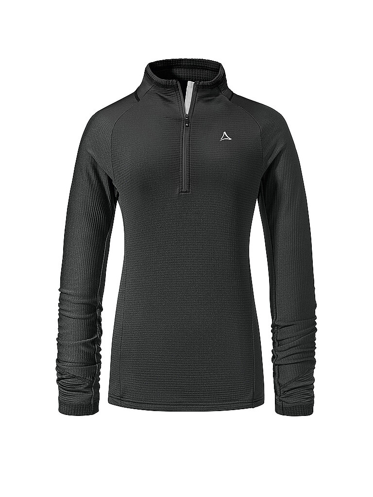 Zipshirt funzionale da donna Cascata nero 38