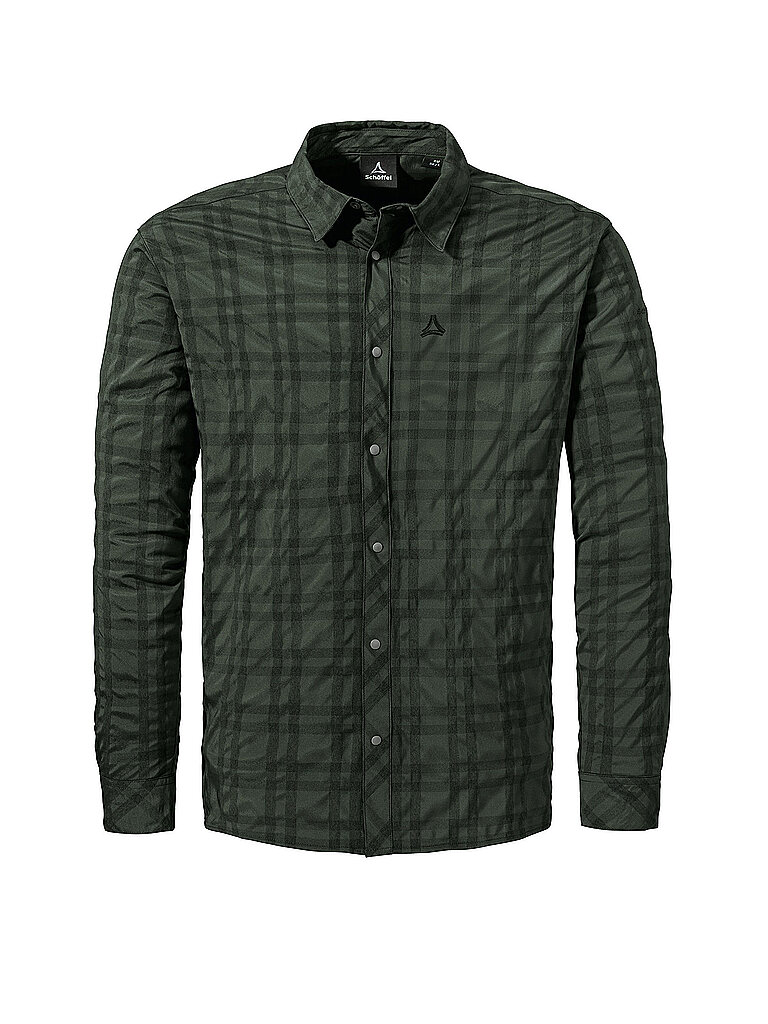 Camicia da uomo Yekuro verde scuro 54