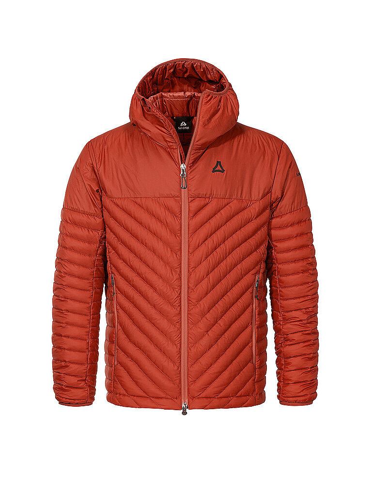Isogiacca da uomo Cascata Down Hoodie rosso 58