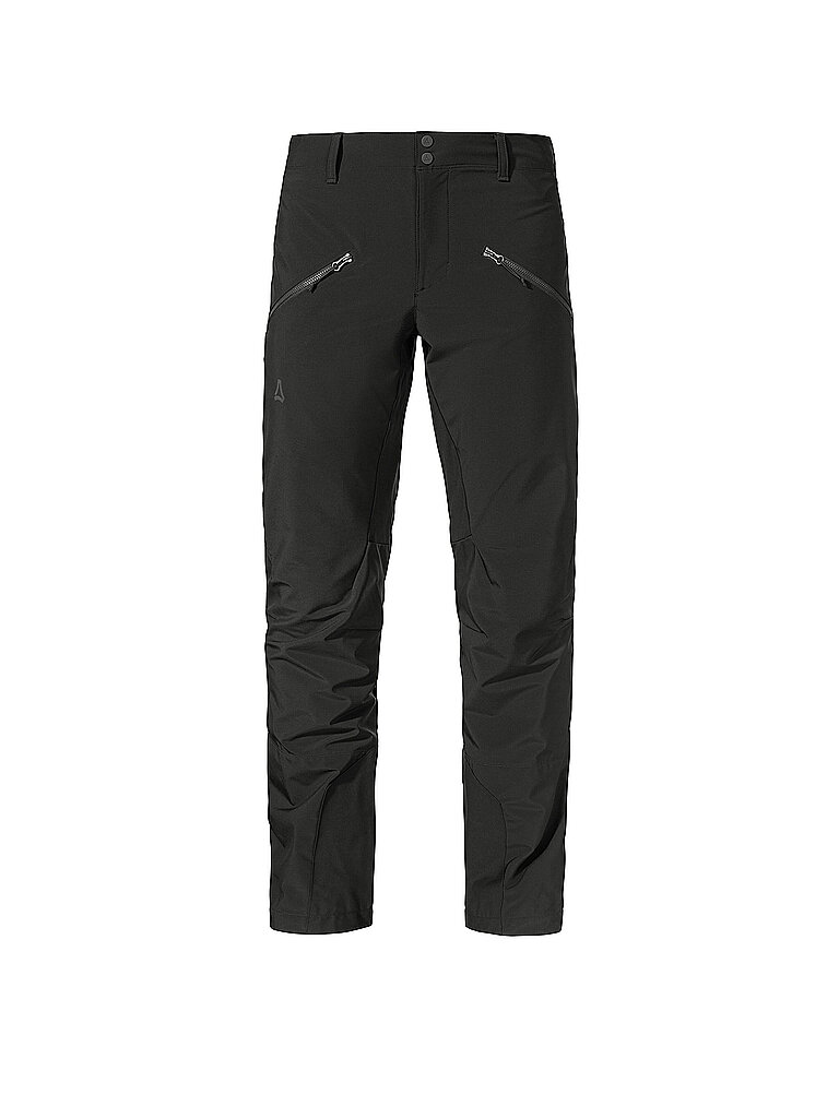 Pantaloni softshell da uomo Milagle per escursioni nero 54