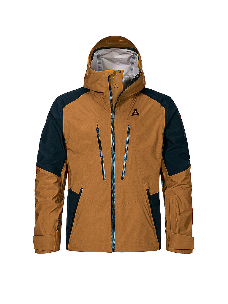 Giacca da sci da uomo Shell Style Lufeld senape 52