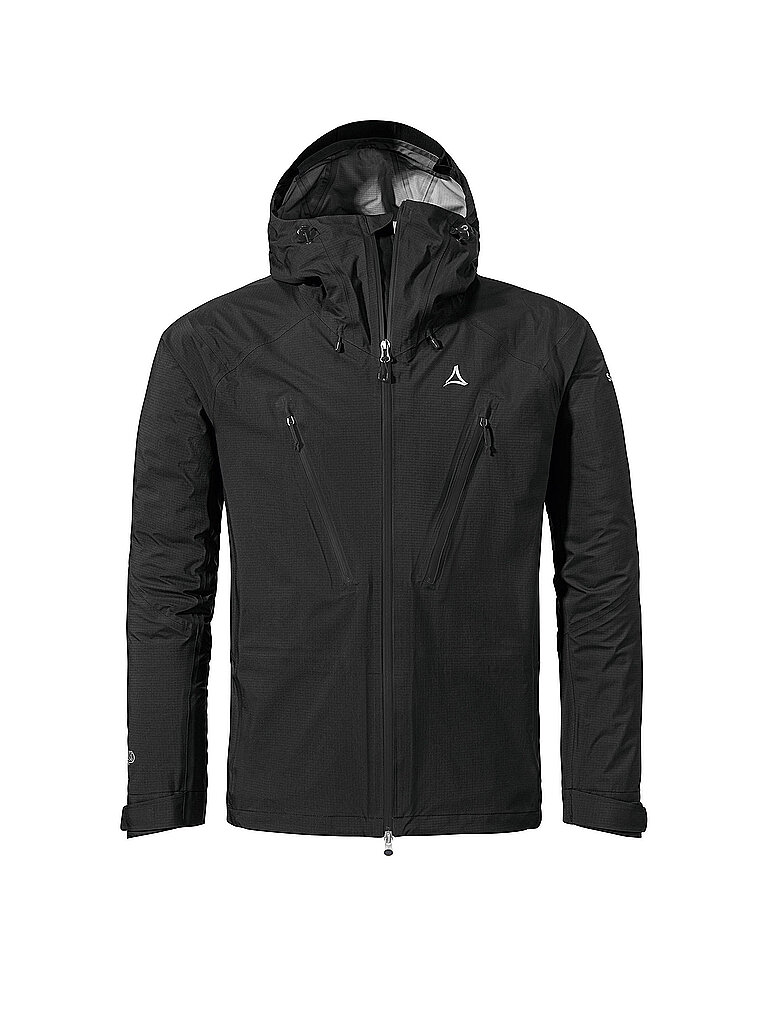 Giacca da trekking da uomo Style Blaueis 3L con cappuccio nero 48