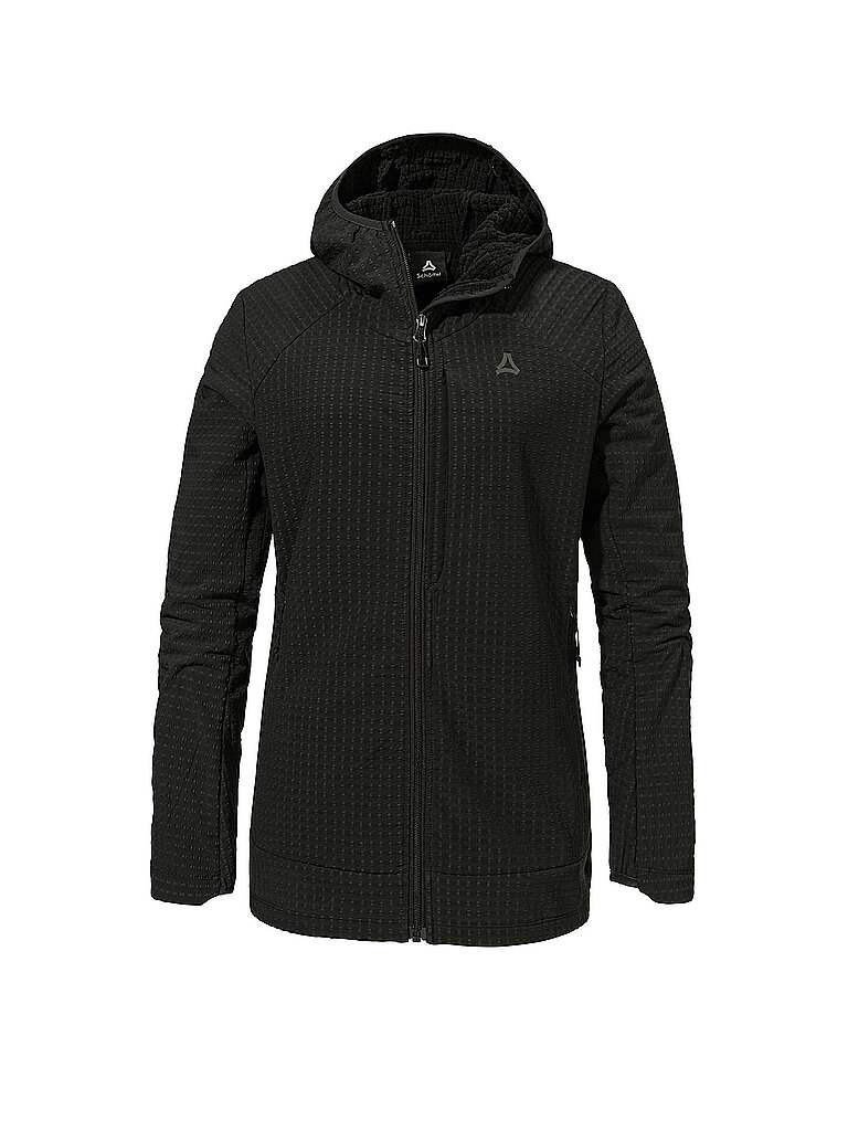 Giacca in pile da donna Style Enixa Hoodie nero 46