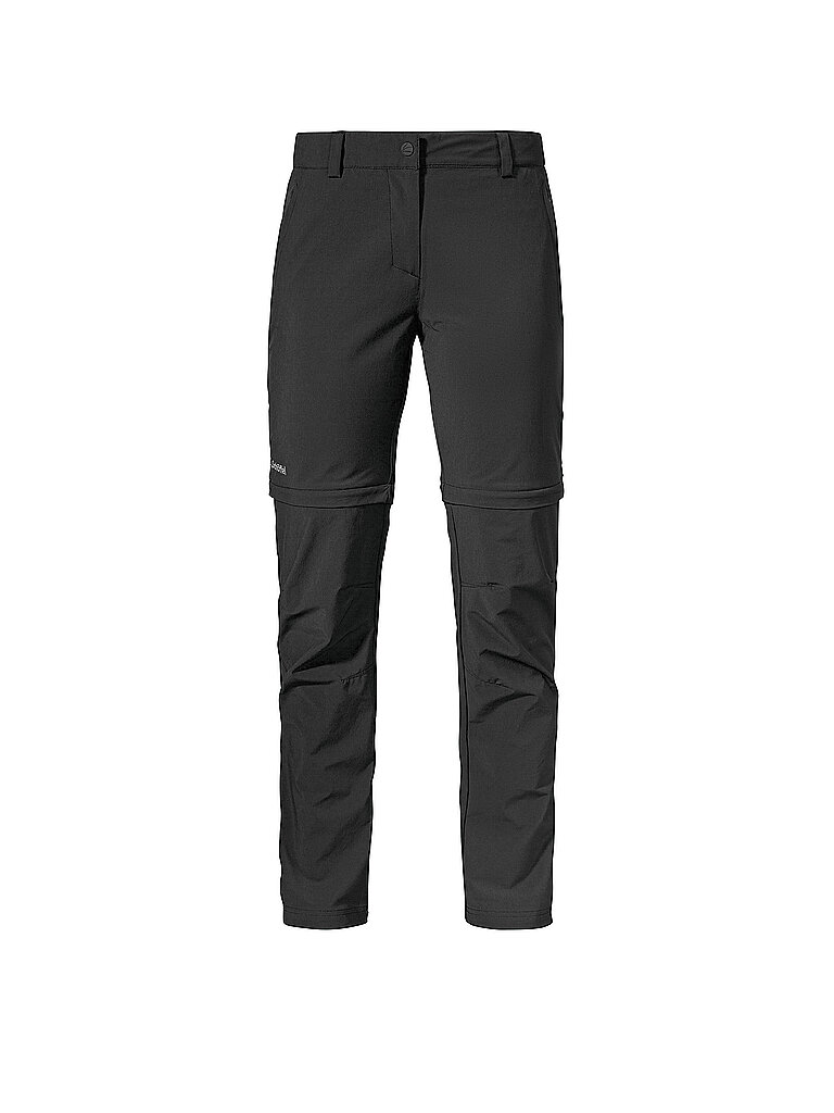 Pantaloni ZipOff da donna Ascona nero 34 (kurz)
