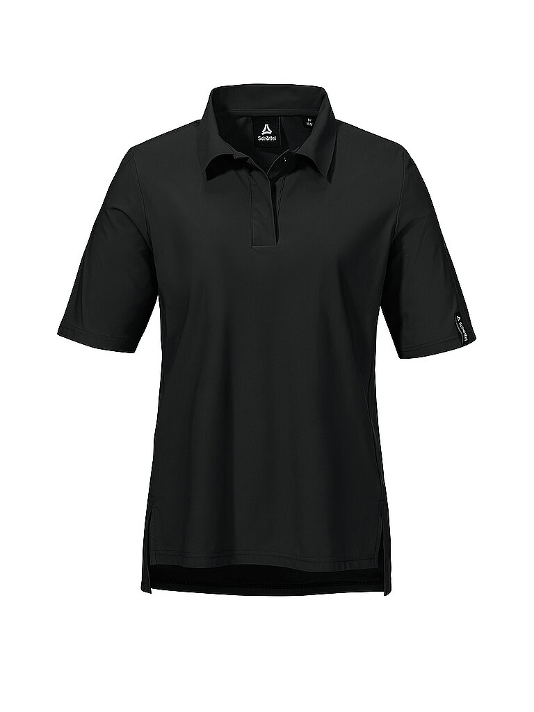 Polo funzionale da donna Style Calmay UV50 nero 44