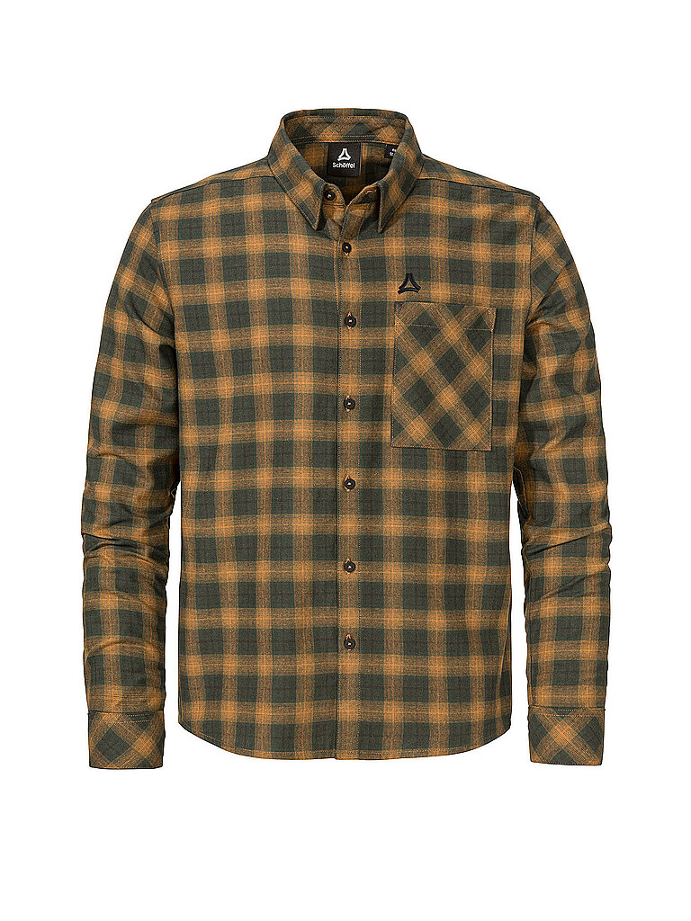 Camicia da uomo Kleion senape 52