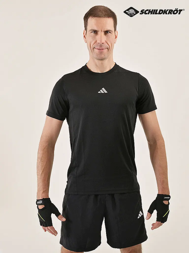 SCHILDKRÖT | Guanti da fitness "Classic", taglia L/XL | Nero