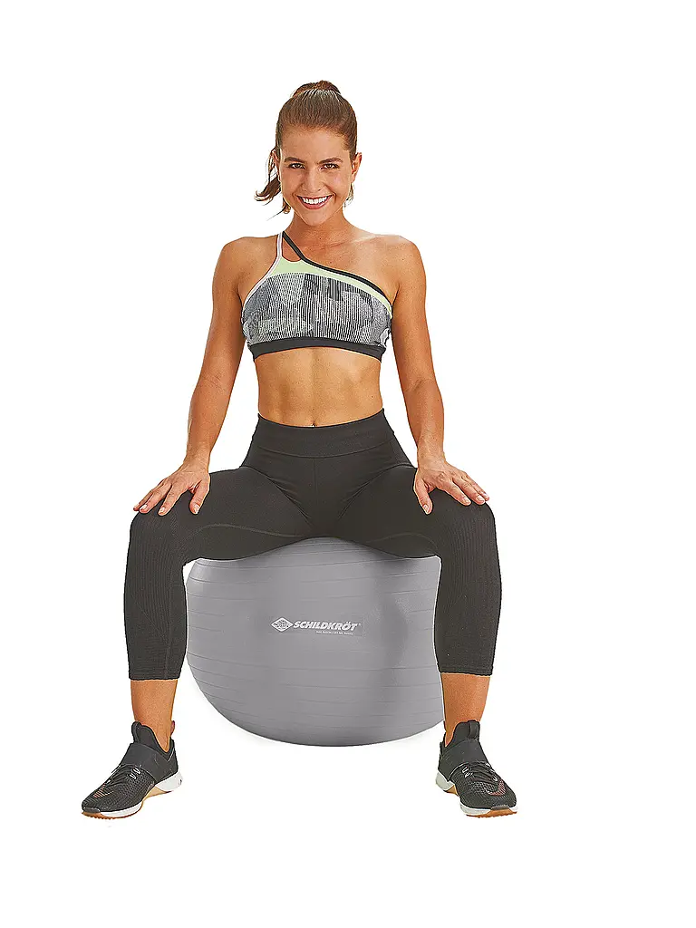 SCHILDKRÖT | Palla da ginnastica 55 cm | Argento