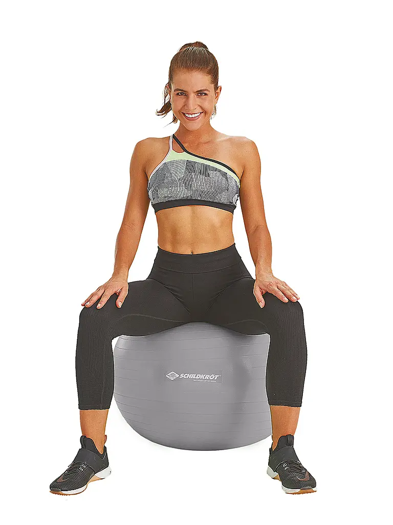 SCHILDKRÖT | Palla da ginnastica 65 cm | Argento