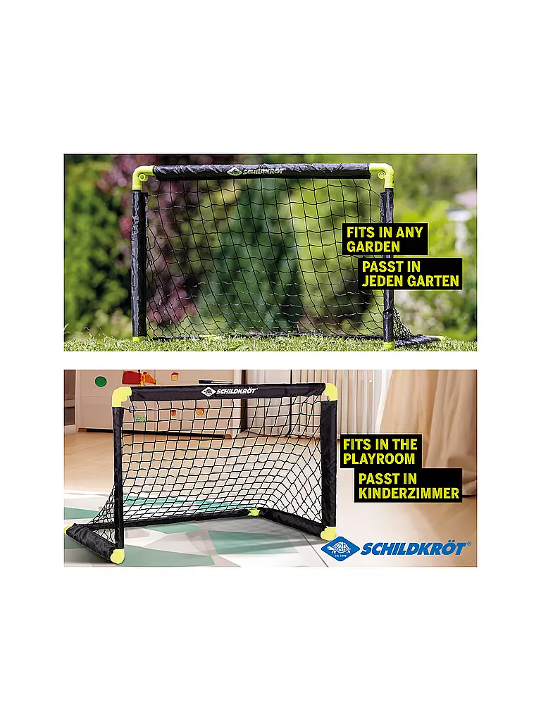 SCHILDKRÖT | Porta da calcio pieghevole | Nero
