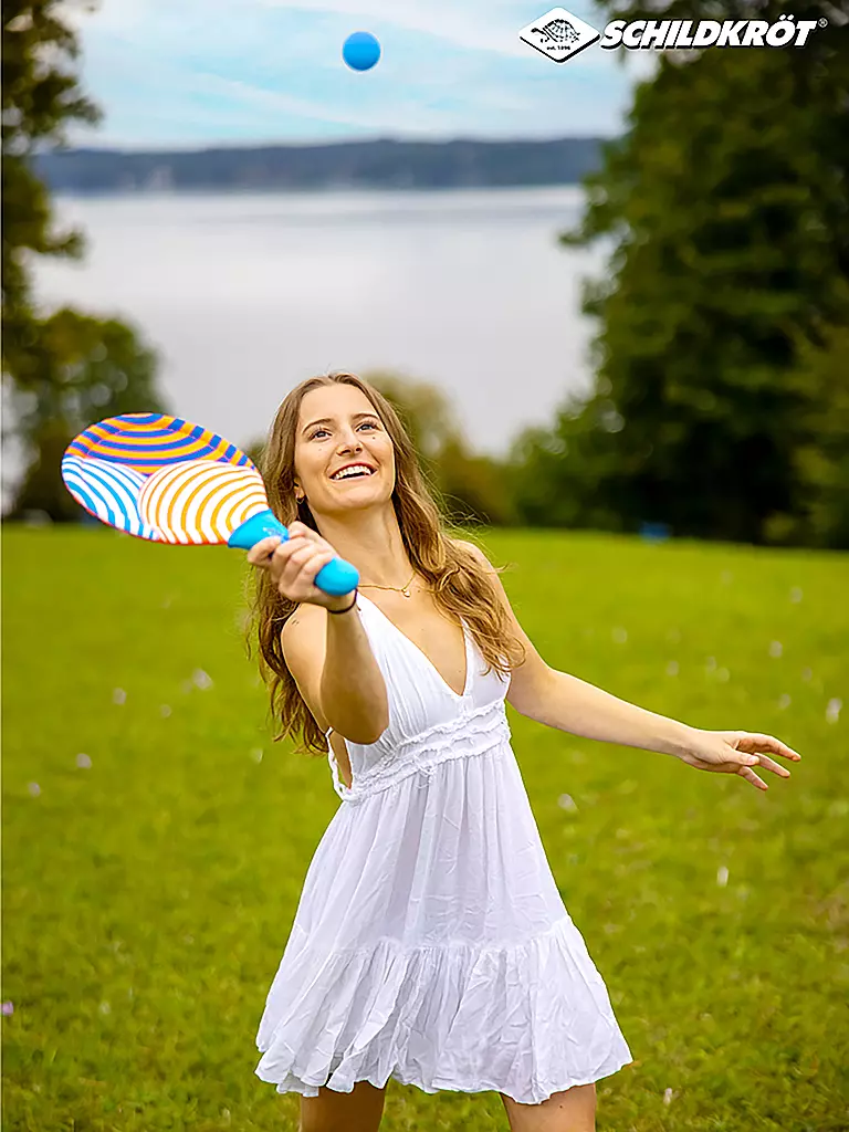 SCHILDKRÖT | Set da beachball Ocean in neoprene | Blu