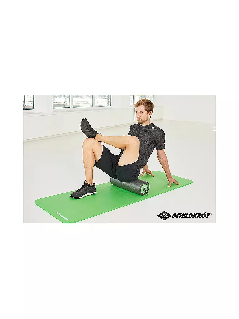 SCHILDKRÖT | Set di rulli massaggianti 3 in 1 / Set per fascia | Nero