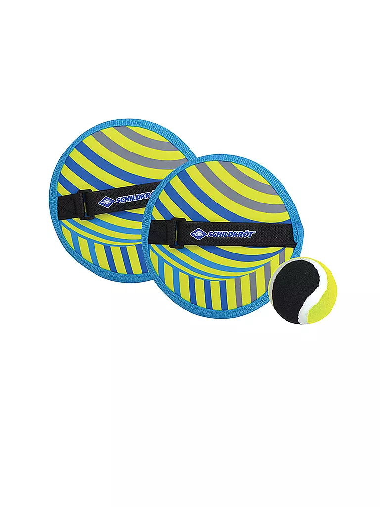 SCHILDKRÖT | Set palla con velcro in neoprene | Multicolore