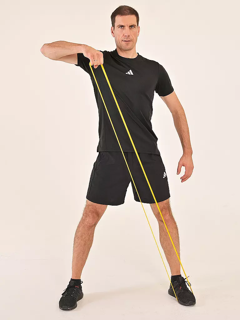 SCHILDKRÖT | Super Band Extra Light, Bande di resistenza premium con resistenza di 6-12 kg, larghezza 13 mm | Giallo