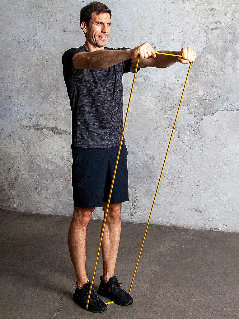SCHILDKRÖT | Super Band Extra Light, Bande di resistenza premium con resistenza di 6-12 kg, larghezza 13 mm | Giallo