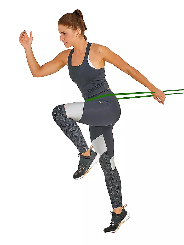 SCHILDKRÖT | Super Band Light, fasce di resistenza premium con resistenza di 12-20 kg, larghezza 21 mm | Verde scuro