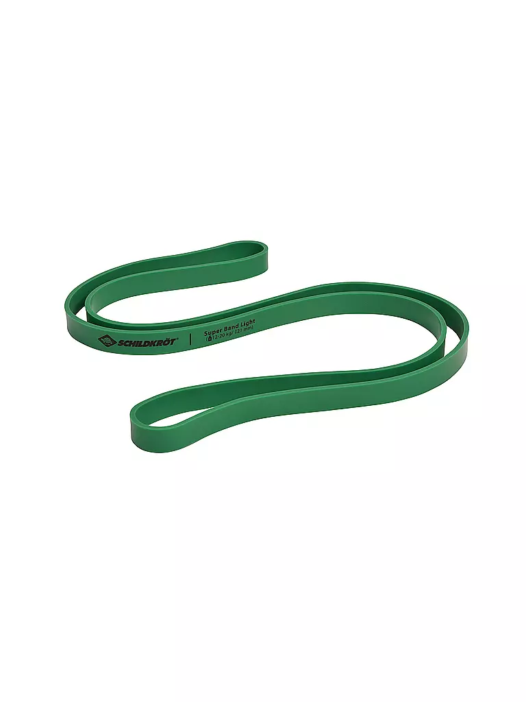 SCHILDKRÖT | Super Band Light, fasce di resistenza premium con resistenza di 12-20 kg, larghezza 21 mm | Verde scuro