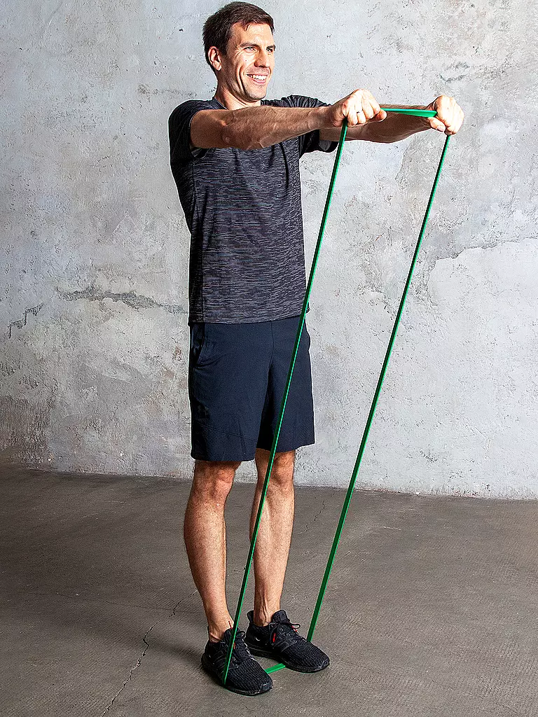 SCHILDKRÖT | Super Band Light, fasce di resistenza premium con resistenza di 12-20 kg, larghezza 21 mm | Verde scuro