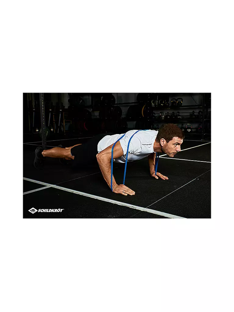 SCHILDKRÖT | Super Band Medium, fasce di resistenza premium con resistenza di 20-30 kg, larghezza 32 mm |
