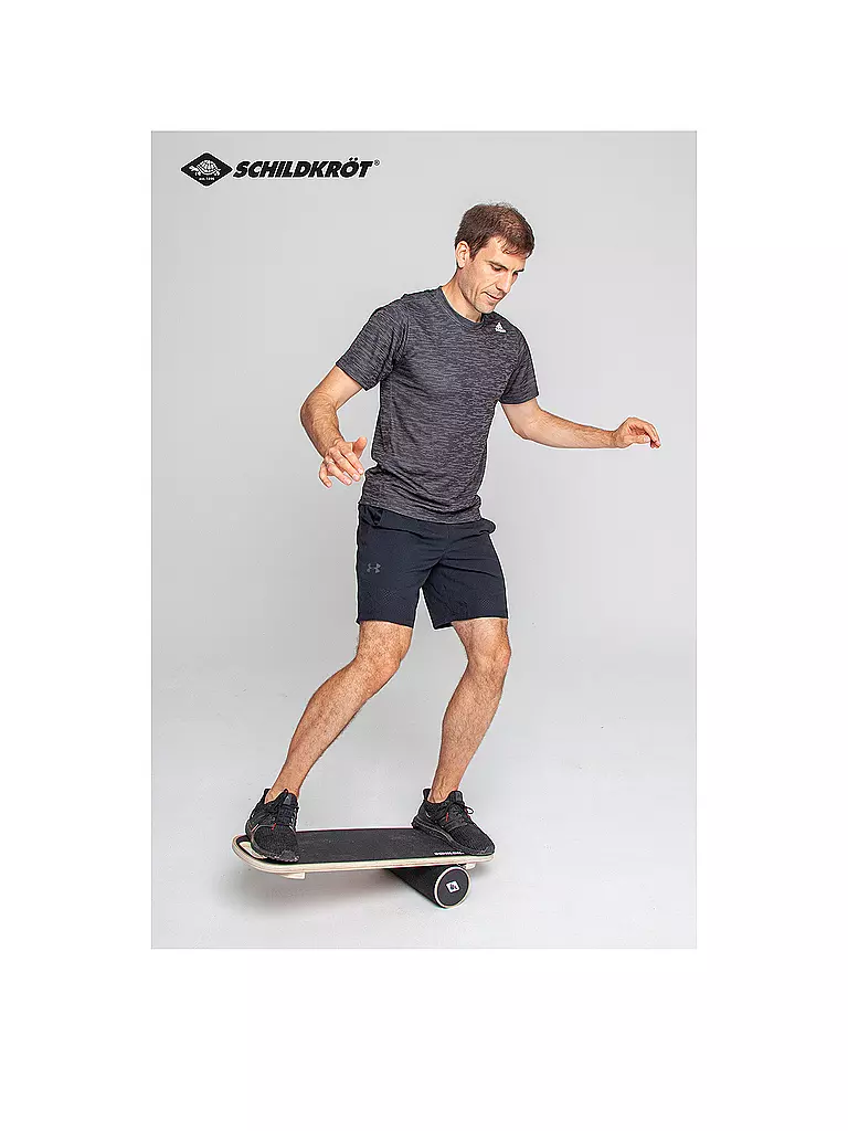 SCHILDKRÖT | Tavola di equilibrio in legno | Nero